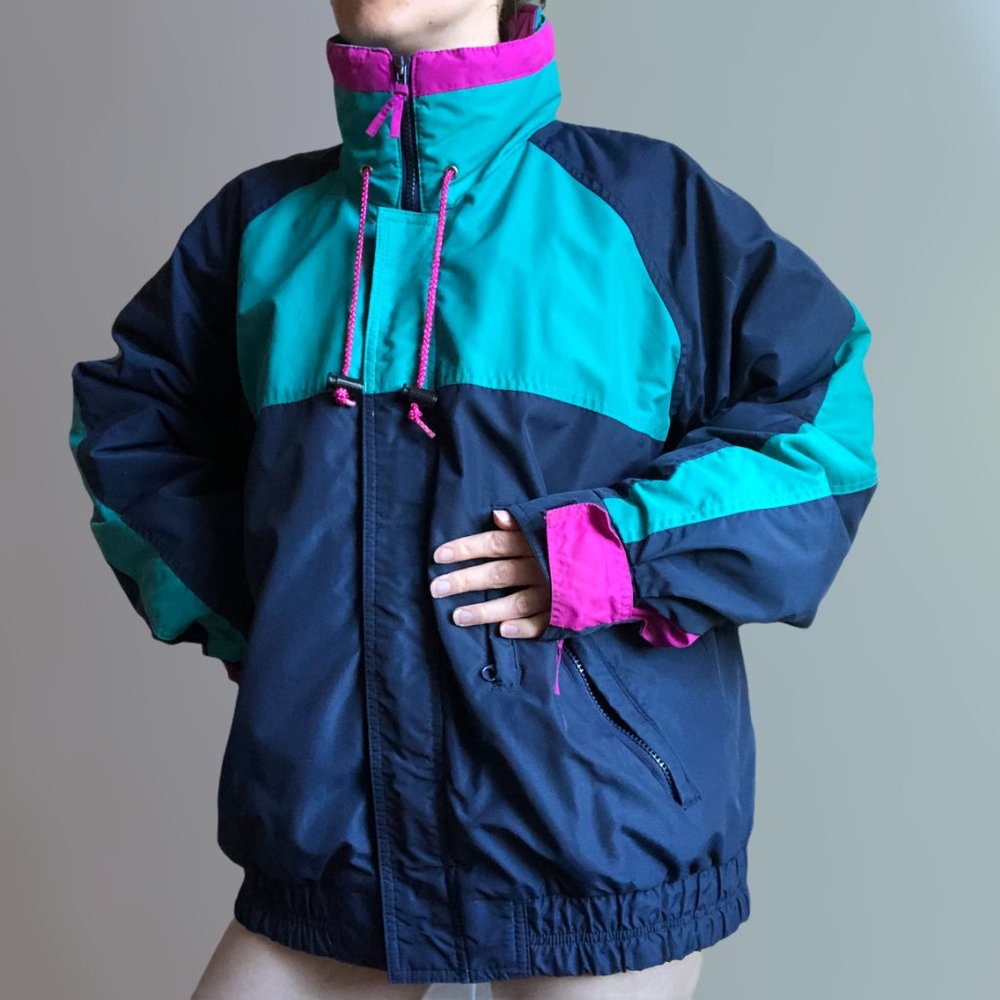 Vintage 80s 90s ski jacket coat